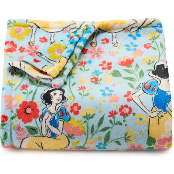 Snow White Blanket Floral Princess 72" 💛 NWT - Picture 1 of 5